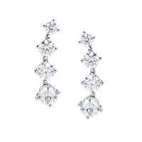 Orecchini Amen Donna Diamond in Argento Zircone E4BBZ - E4BBZ